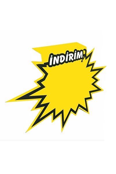 MT Shelf Front Shelf Discount Printed Star Price Tag 15X12 Cm. 100 Pcs.