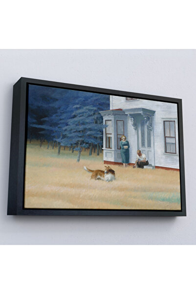 Home Edward Hopper cu cadru din lemn - Pictură Cape Cod Evening-7061