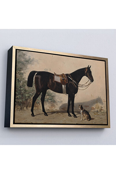 Oxyteez Ζωγραφική Emil Volkers'In Horse on the Barn με ξύλινο πλαίσιο-7027