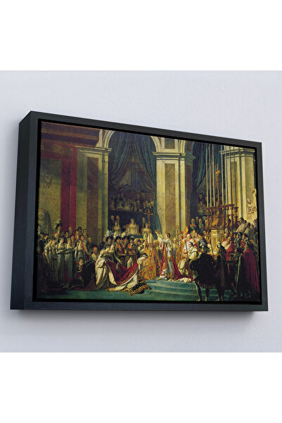 Oxyteez Jacques-Louis David cu cadru din lemn - Ceremonia Coronarii lui Napol...