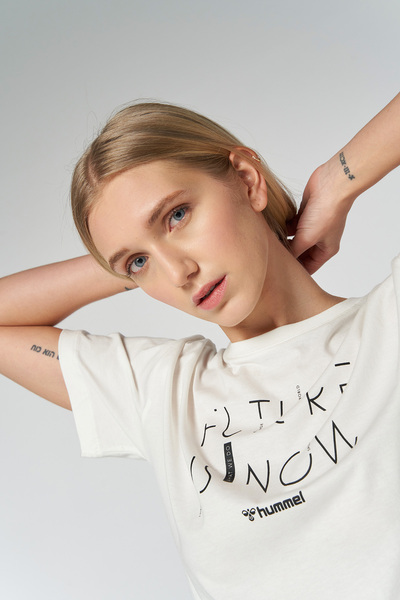 hummel Hmllırıope T-shırt Ss Kadın Beyaz T-shirt 911736-9003