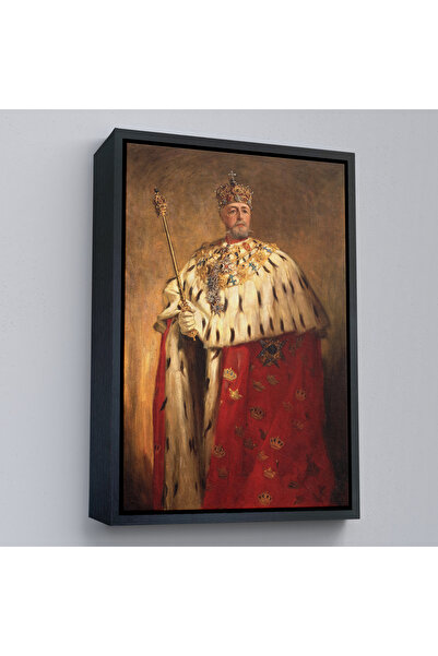 Oxyteez Pictură portret de Oscar Frederick II cu cadru din lemn-8037