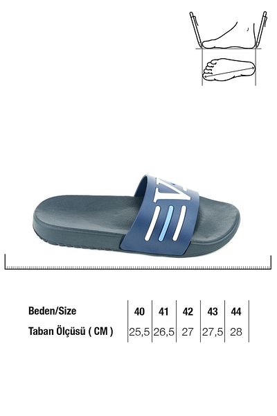 GEZER Ανδρικές καλοκαιρινές παντόφλες Eva Κατάλληλες για βρεγμένα πατώματα
