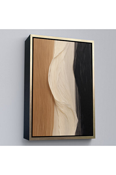 Oxyteez Tablou decorativ cu model din țesătură cu cadru din lemn-7596