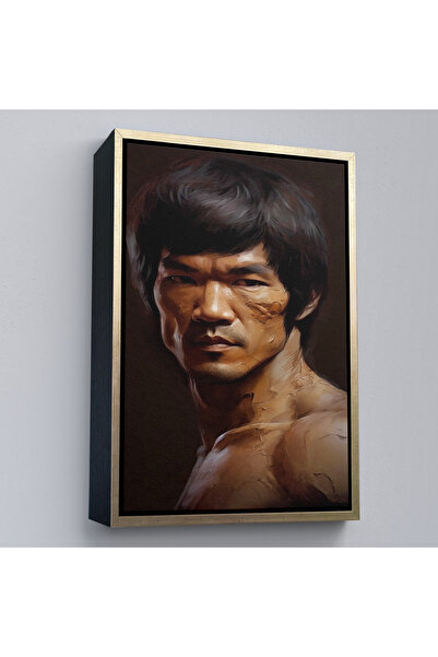 Home Tabloul lui Bruce Lee cu rama din lemn-7749