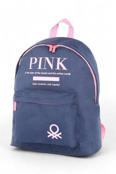 Benetton Navy Blue Unisex School Backpack Ben03817