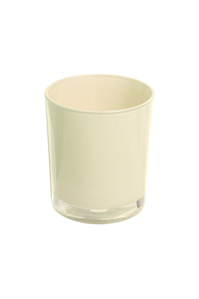 MumvemuM 6 Pieces of Cream Plain Glass Cups - Suitable for Filling 403