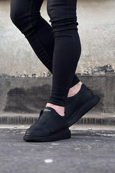 h hera giyim WG023 Charcoal - Daily Casual Ανδρικά Παπούτσια