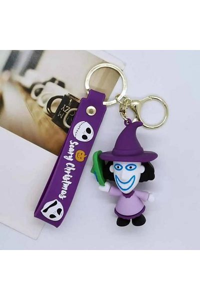 Köstebek The Nightmare Before Christmas Big Witch Silicone Keychain