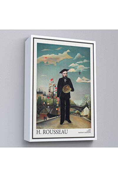 TAKI DERYASI Henri Rousseau cu cadru din lemn propriul tablou-7323