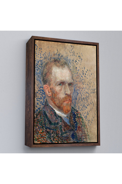 TAKI DERYASI Vincent Van Gogh cu cadru din lemn - Pictură portret-7463
