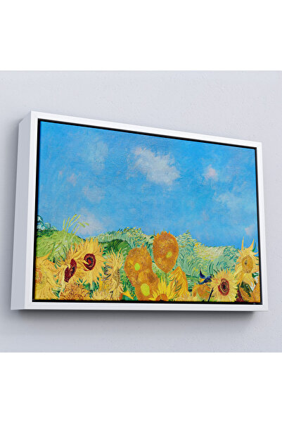 Oxyteez Vincent Van Gogh cu cadru din lemn - Pictură de floarea soarelui-7153