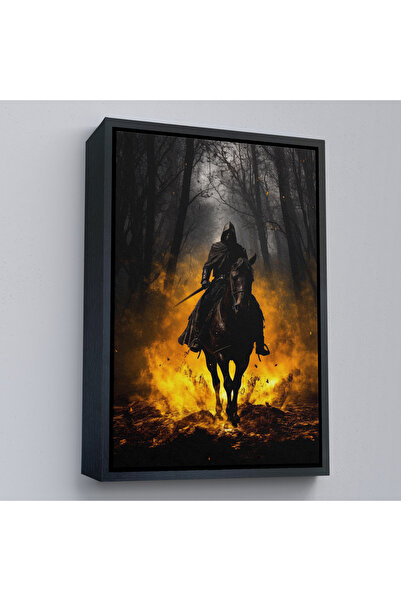 Oxyteez Războinic din fundul iadului cu cadru din lemn-7982