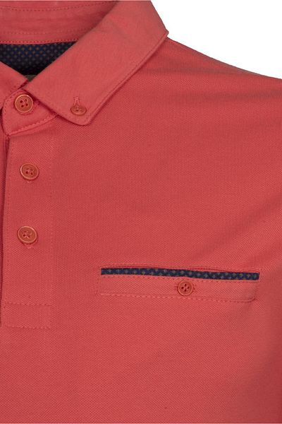 Arma Ανδρικό μπλουζάκι με κόκκινο Basic Slim Fit Polo Neck Y9tyo7968
