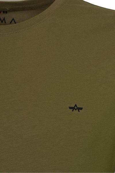 Arma Ανδρικό μπλουζάκι Khaki Plus Size Crew Neck Y 21344868001