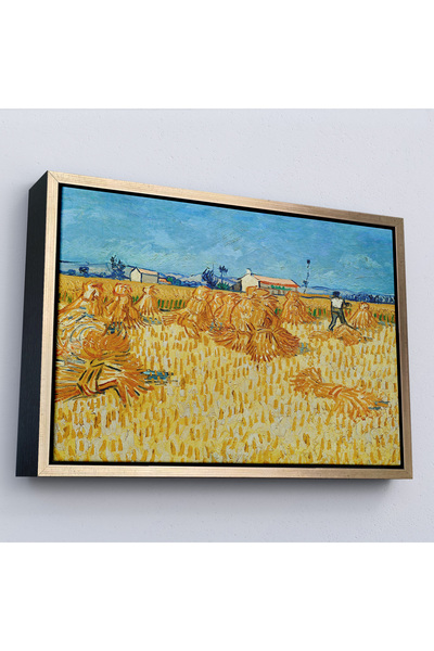 Oxyteez Vincent Van Gogh În Provence Pictură de recoltă cu cadru din lemn-7148