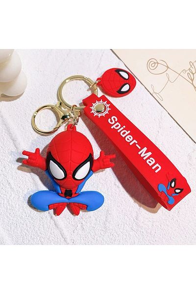 Köstebek Spider-man Upside Down Silicone Keychain