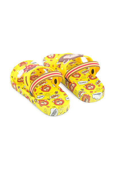 GEZER Yazlık Erke Çocuk Islak Zemine Uygun Günlük Havuz Plaj Terlik-sandalet