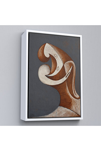 N NOXXO Pablo Picasso cu cadru din lemn - Pictură abstractă de cap-7382