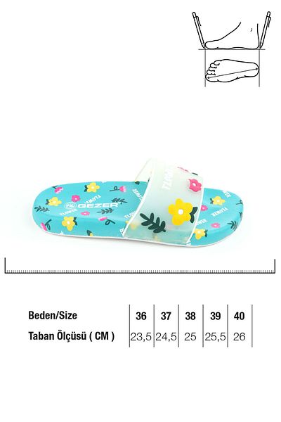 GEZER Summer Wet Floor Suitable Daily Pool Beach Women's Slippers