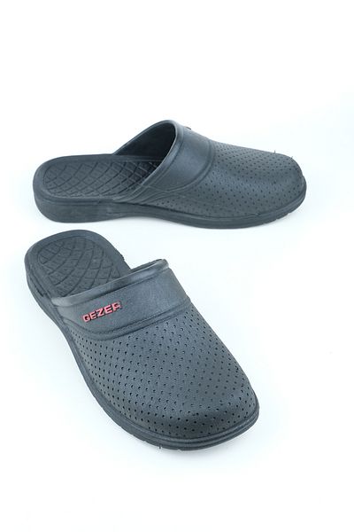 GEZER Papuci pentru bărbați Summer Airblow Sabo, potriviti pentru podea umedă