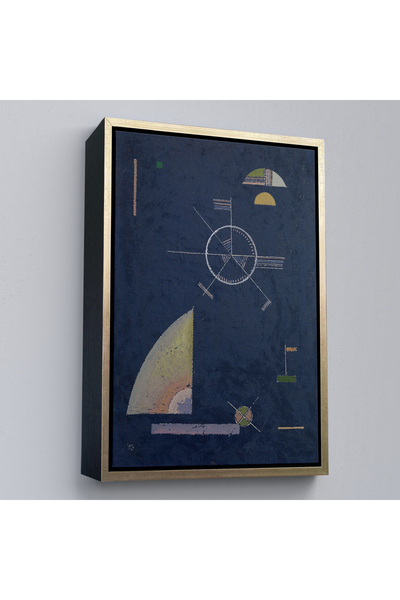 Home Wassily Kandinsky cu cadru din lemn - Pictură gri mat-7489