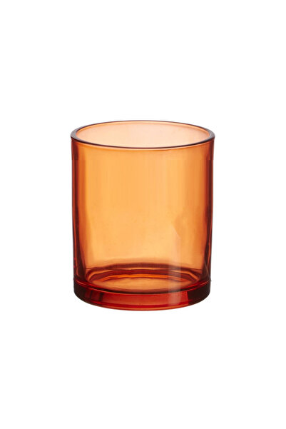 MumvemuM Koyu Bal Sarısı Cam Bardak  Mumluk 405