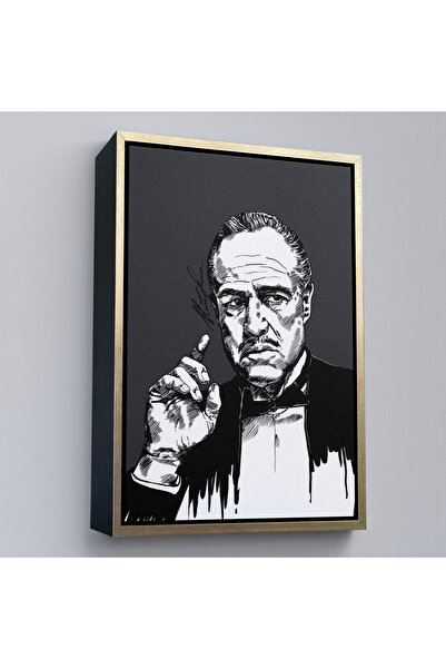 Oxyteez Pictură Mafia Bunicul cu cadru din lemn-7939
