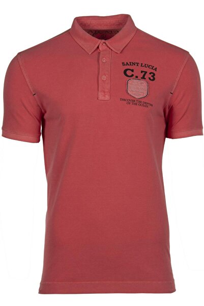 Arma تي شيرت بولو بياقة حمراء للرجال Y9tyo7338