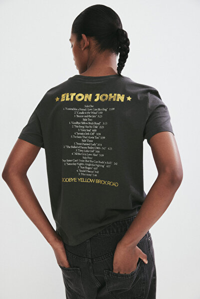 H&M Motifli Tişört