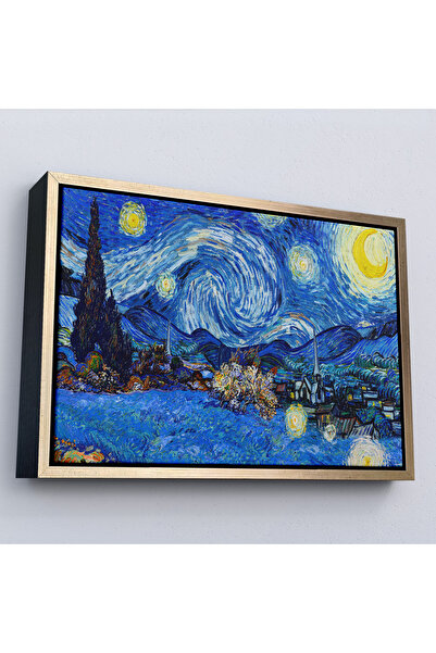 Home Vincent Van Gogh cu cadru din lemn - Pictură Noapte înstelată-7151