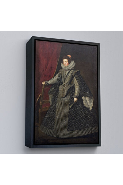 TAKI DERYASI Wood Framed Bourbon Isabella First Queen of King Philip Iv Painting-7334