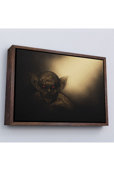Limitless Ζωγραφική Halloween Ibis Demon με ξύλινο πλαίσιο-7242