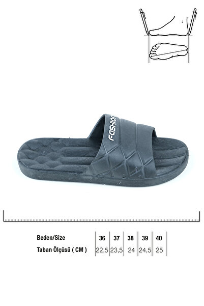 GEZER Yazlık Islak Zemine Uygun Kadın Terlik