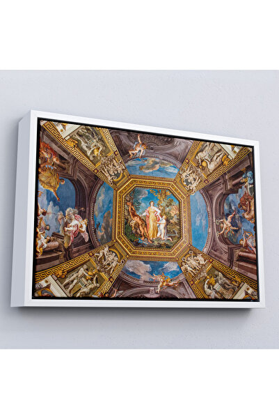 Oxyteez Pictură în zidărie din Italia romană în Muzeul Vaticanului cu rame di...