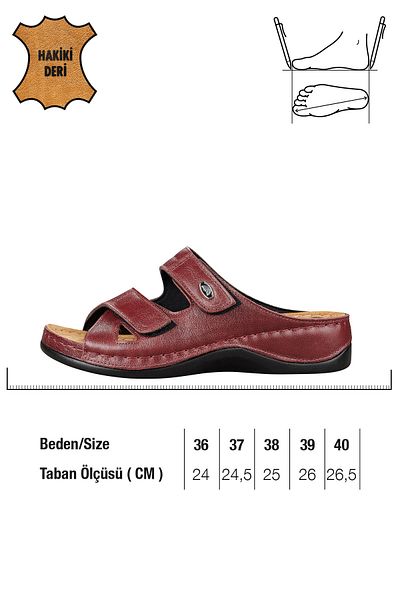 Paleng Papuci de damă din piele naturală reglabili