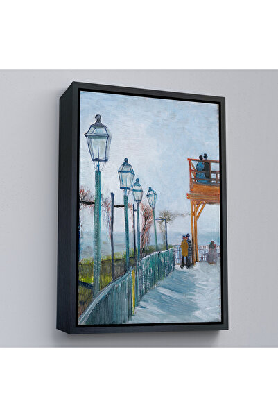 Oxyteez Vincent Van Gogh cu cadru din lemn -Moulin De Blute-Fin Terastablo pe...