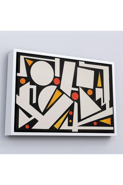 Oxyteez Auguste Herbin cu cadru din lemn - Neige Table-7104