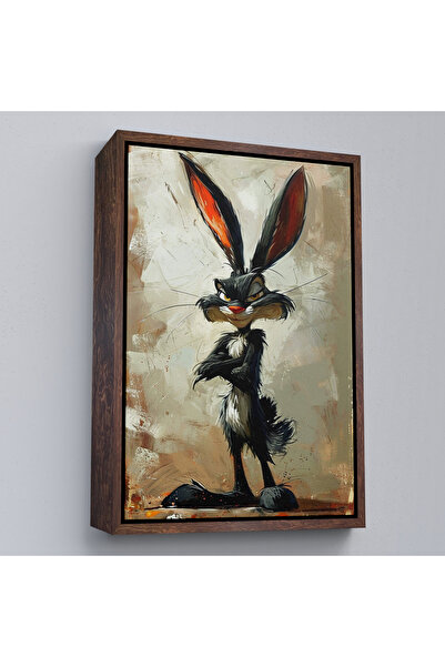Oxyteez Rama din lemn Bugs Bunny Rabbit Tablo-7710