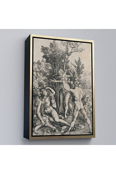 Oxyteez Tablou cu ramă din lemn de Albrecht Dürer - Hercule la răscruce - Her...