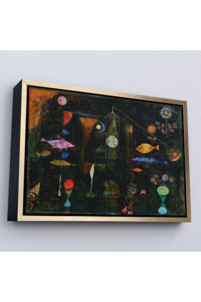 Oxyteez Ξύλινο Πλαίσιο Paul Klee - Μαγικός Πίνακας Ψαριών - Fish Magic-7109