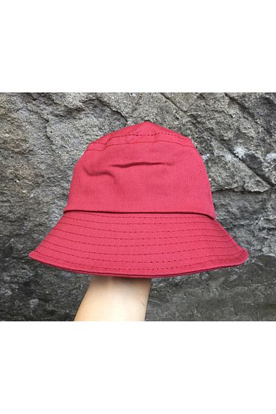 Köstebek Pălărie de vară burgundy
