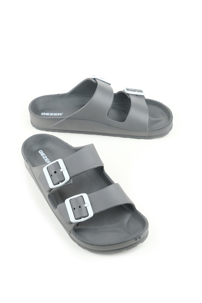 GEZER Islak Zemine Uygun İki Toka Ayarlanabilir Erkek Terlik