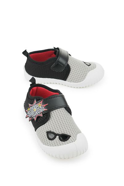 GEZER Summer Linen Boys Adjustable Shoes
