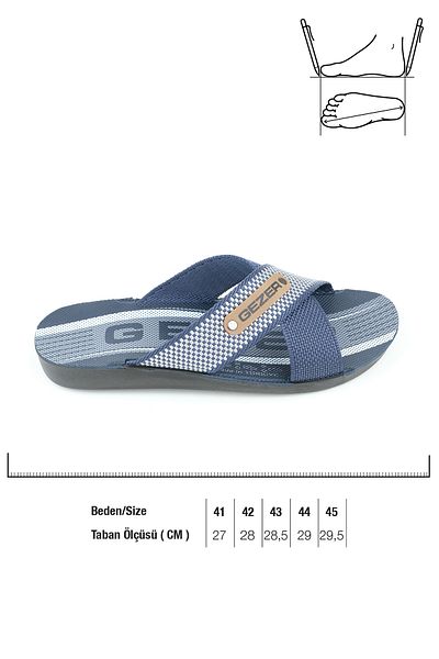 GEZER Summer Star Pu Casual Παντόφλες για Ανδρικό Σπίτι Κήπο