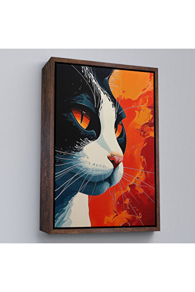 Oxyteez Pictură Cool Cat cu cadru din lemn-7658