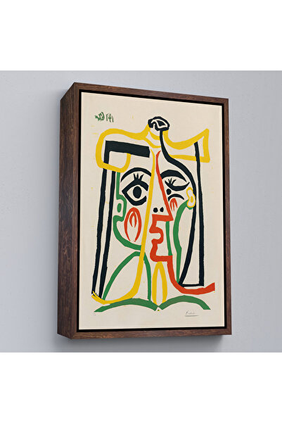 Oxyteez Slika u drvenom okviru Pablo Pikaso - Žaklin sa slamnatim šeširom-7419