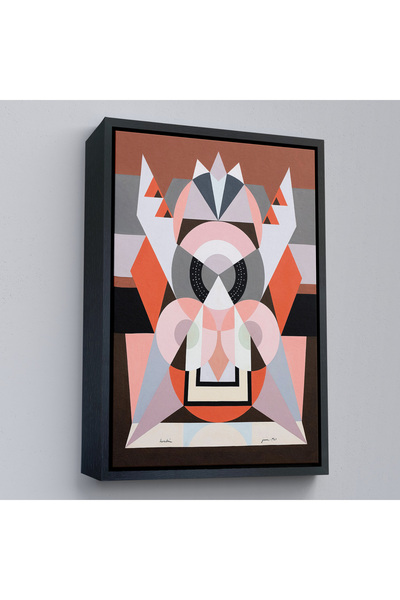 Home Auguste Herbin înrămat - Diagrama simetrică a compoziției-8101