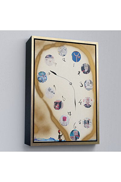 Oxyteez Salvador Dali cu cadru din lemn - Horloge Table-7396