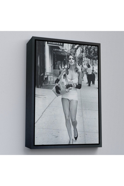 Oxyteez Ζωγραφική Cindy Crawford με ξύλινο πλαίσιο-7976